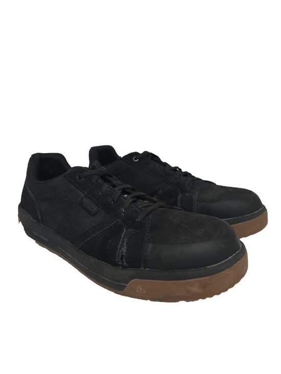 Keen Men\'s Low-Cut Kenton Composite Toe Work Shoes 1029360D Black/Gum Size 12D main image 5